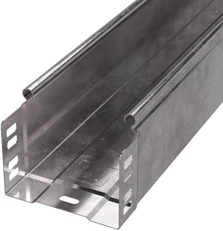 Лоток неперфорированный Промрукав Стандарт 100х80х3000 сталь 0,7мм фото Лоток неперфорированный Промрукав Стандарт 100х80х3000 сталь 0,7мм картинка